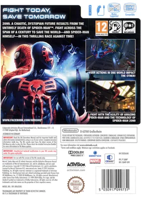 Spider-Man - Edge of Time box cover back